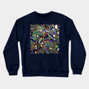 Abstract man portrait Crewneck Sweatshirt